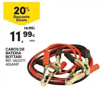 Continente Cabos de Bateria Bottari 400amp promoção