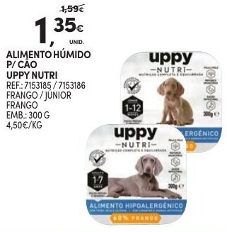 Alimento Humido p/Cáo Uppy Nutri 300g
