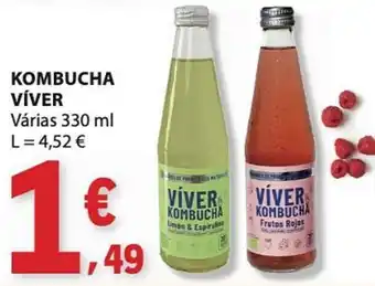 E.Leclerc Kombucha víver promoção