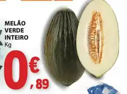 E.Leclerc melão verde inteiro promoção