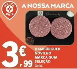 E.Leclerc Hambúrguer novilho marca guia seleção promoção