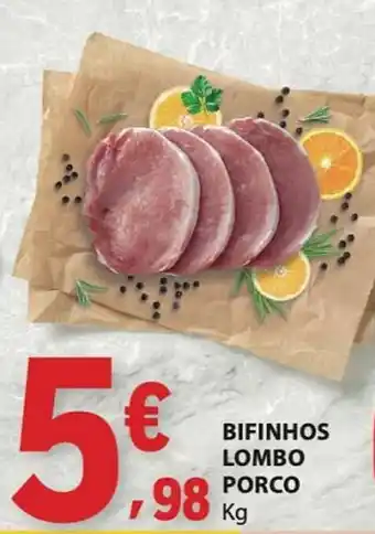 E.Leclerc Bifinhos lombo porco promoção