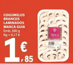 E.Leclerc Cogumelos brancos laminados marca guia promoção