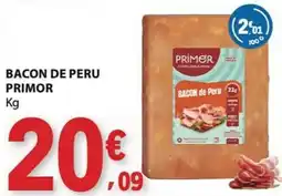 E.Leclerc Bacon de Peru Primor promoção