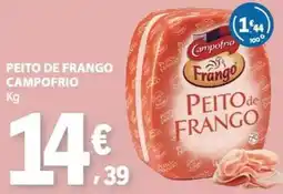 E.Leclerc Peito de frango campo frio promoção