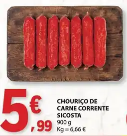 E.Leclerc Chouriço de carne corrente sicosta promoção