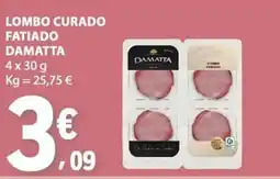 E.Leclerc Lombo curado fatiado damatta promoção