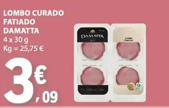 E.Leclerc Lombo curado fatiado damatta promoção