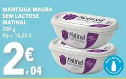 E.Leclerc Manteiga magra sem lactose matinal promoção