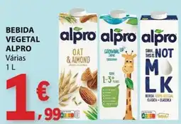 E.Leclerc Bebida vegetal alpro Várias promoção