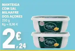 E.Leclerc Manteiga com sal milhafre dos açores promoção