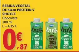 E.Leclerc Bebida vegetal de soja protein v shoyce chocolate promoção