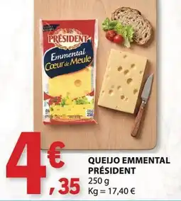E.Leclerc Queijo emmental président promoção