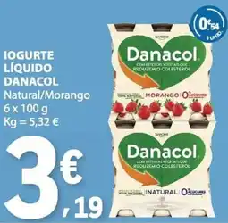 E.Leclerc Iogurte líquido danacol promoção