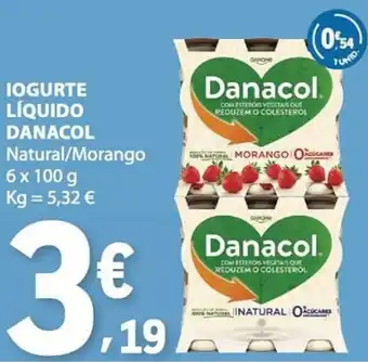 E.Leclerc Iogurte líquido danacol promoção