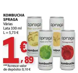 E.Leclerc Kombucha spraga promoção