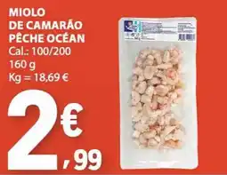 E.Leclerc miolo de camarão pêche océan promoção