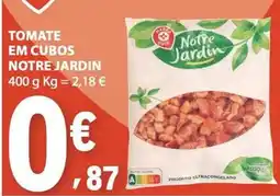 E.Leclerc Tomate em cubos notre jardin promoção