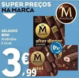 E.Leclerc gelados mini amêndoa magnum promoção