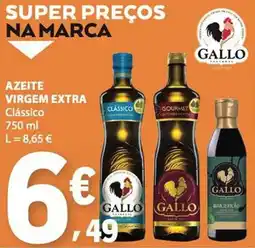 E.Leclerc azeite virgem extra clássico gallo promoção