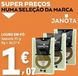 E.Leclerc Louro em pó janota promoção