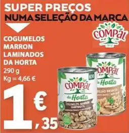 E.Leclerc Cogumelos marron laminados da horta promoção