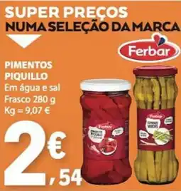 E.Leclerc Pimentos piquillo ferbar promoção