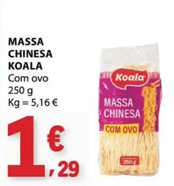 E.Leclerc Massa chinesa koala com ovo promoção