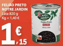 E.Leclerc Feijão preto notre jardin promoção