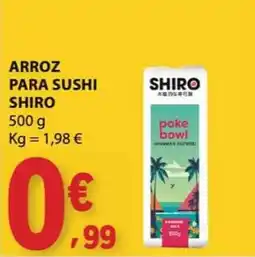 E.Leclerc Arroz para sushi shiro promoção