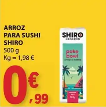 E.Leclerc Arroz para sushi shiro promoção