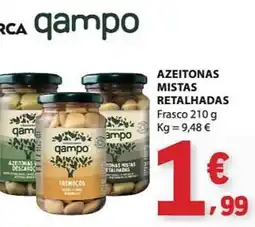 E.Leclerc Azeitonas mistas retalhadas qampo promoção