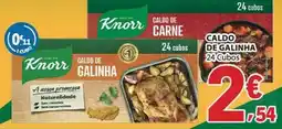 E.Leclerc Knorr caldo de galinha promoção