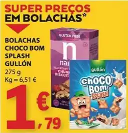 E.Leclerc Bolachas Choco Bom Splash Gullón promoção