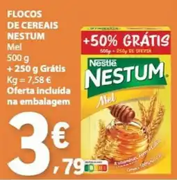 E.Leclerc Flocos de cereais nestum mel promoção