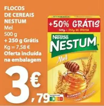 E.Leclerc Flocos de cereais nestum mel promoção