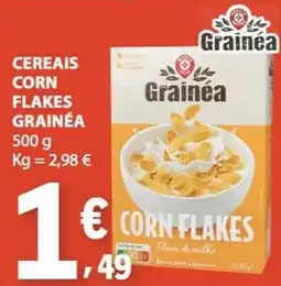E.Leclerc Corn flakes grainéa promoção