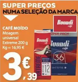 E.Leclerc Café moído Buondi promoção