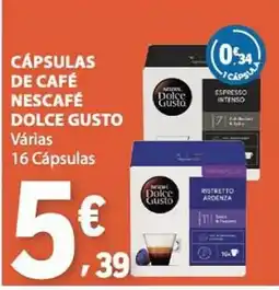 E.Leclerc Cápsulas de café Nescafé Dolce Gusto promoção