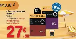 E.Leclerc Cápsulas de café delta q promoção