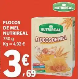 E.Leclerc Flocos de mel nutrireal promoção