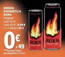 E.Leclerc Bebida energética burn original promoção