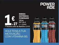 E.Leclerc bebida isotónica powerade promoção