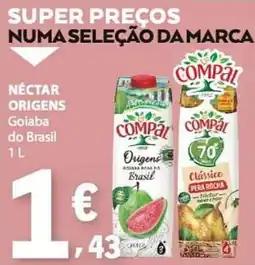 E.Leclerc Néctar origens goiaba rosa do brasil compal promoção