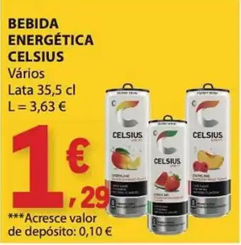 E.Leclerc Bebida energética celsius promoção