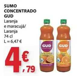 E.Leclerc Sumo concentrado gud laranja e maracujá/laranja promoção