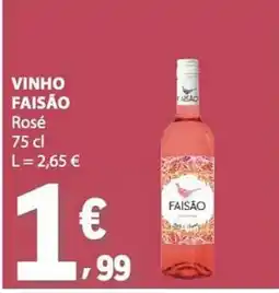 E.Leclerc vinho faisão rosé promoção