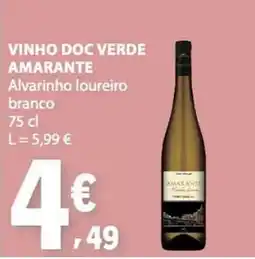 E.Leclerc vinho doc verde amarante promoção