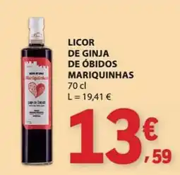 E.Leclerc Licor de ginja de óbidos mariquinhas promoção