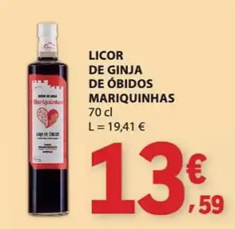 E.Leclerc Licor de ginja de óbidos mariquinhas promoção